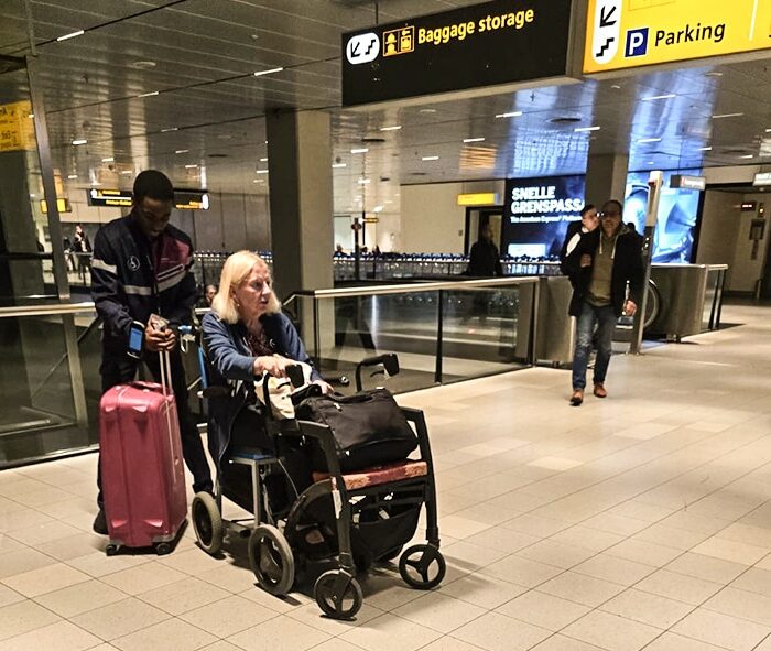 Flying with a walker or wheelchair